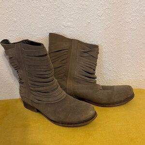 Matisse Stryke Fringe Ankle Boots
